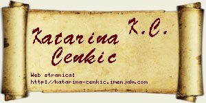 Katarina Cenkić vizit kartica